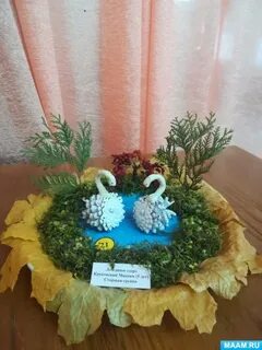 Озеро из природного материала