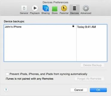Backup device