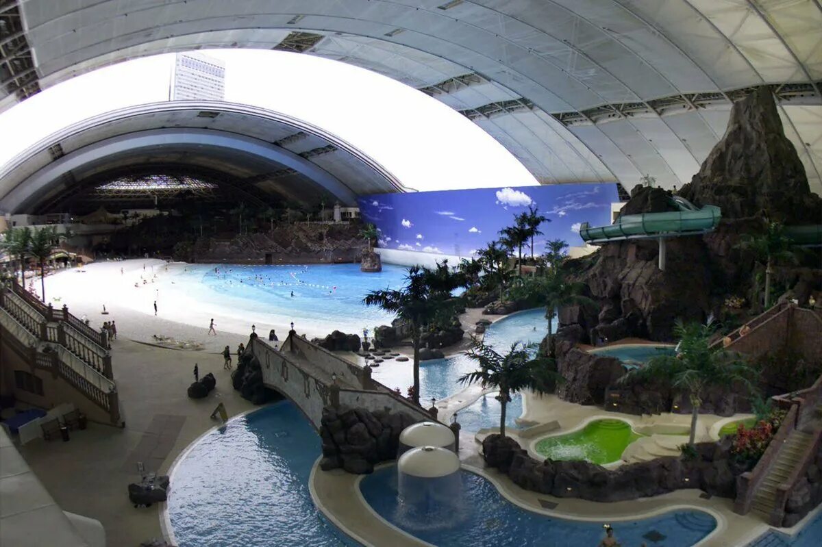 Seagaia Ocean Dome (Япония). Аквапарк в Японии Океанский купол. Самый большой аквапарк Seagaia Ocean Dome. Океанский купол «Ocean Dome».