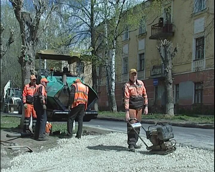 Закончился ремонт дороги