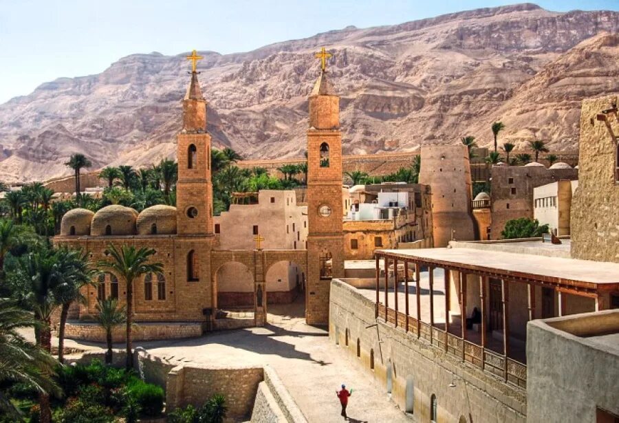 Место монастырь святой. Монастырь Святого Антония (Египет). Монастырь преподобного Антония Великого в Египте.