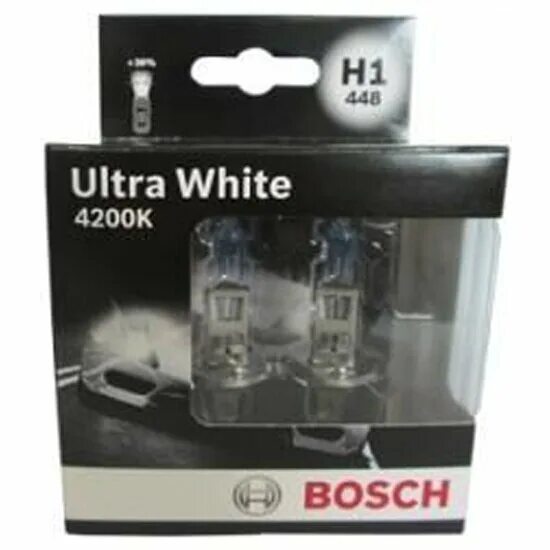 Bosch 1987301181 лампа ultra white 4200k h4.