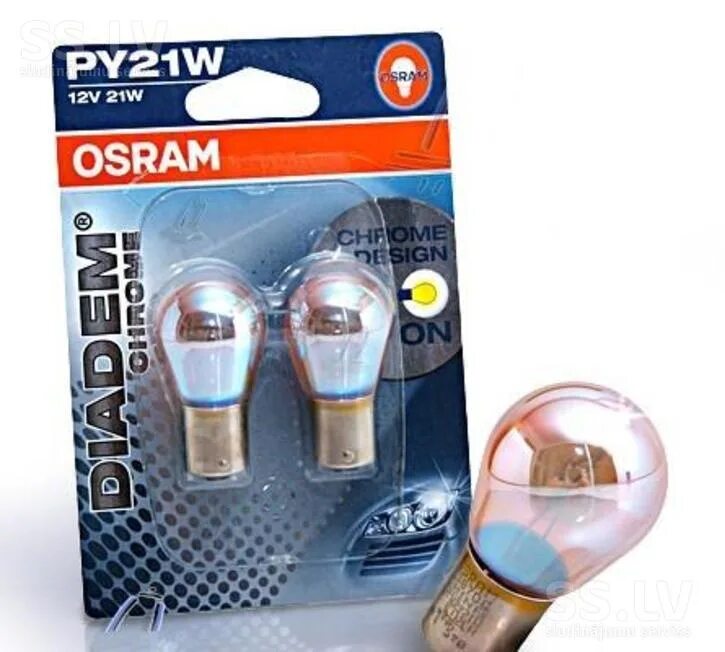 Osram Diadem Chrome w21w. Py21w Осрам. Лампа указателя поворота py21w. Osram 12v 21w. Py21w 12v