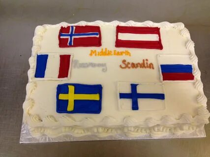 Name cake flag late lamp