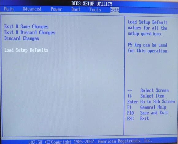 Exit tools. Биос по умолчанию. Настройки BIOS по умолчанию. Настройки биоса по умолчанию. Как поставить по умолчанию настройки в биос.