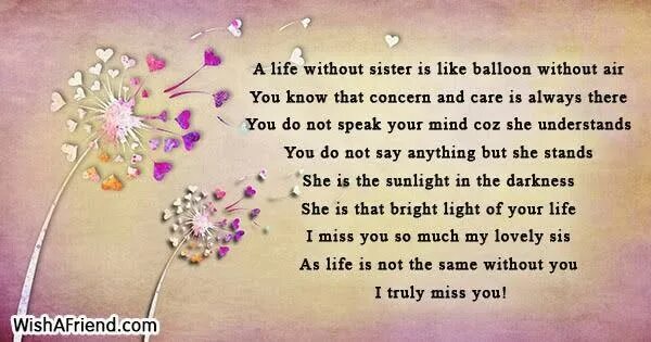 This is my message to you. Письмо my best wishes to your sister. sister is missing. poem about elder sister. is this my missing sister.