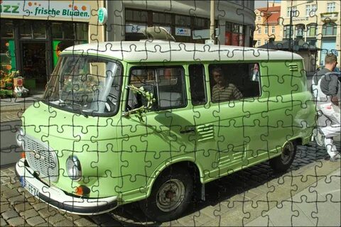 Green van