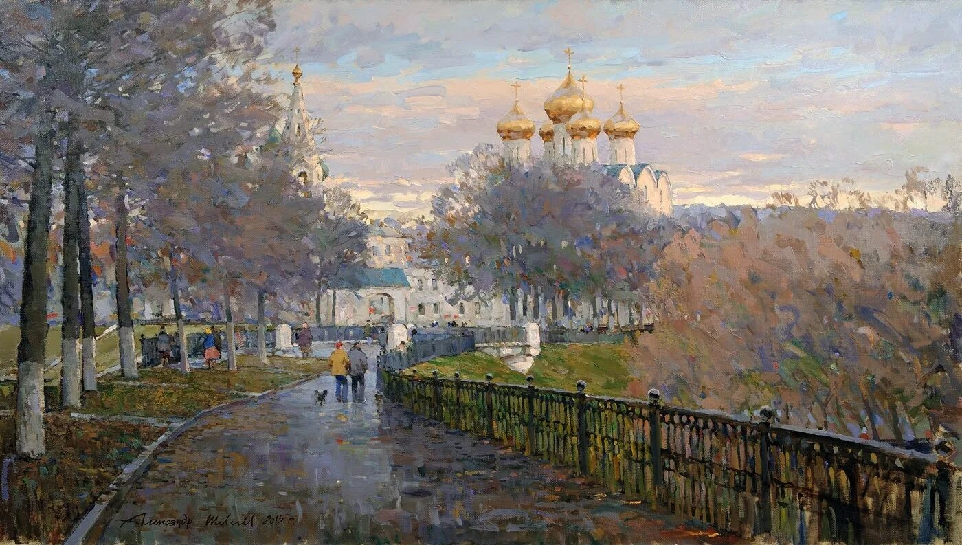 Г александров художник. Ротонда Ярославль живопись Ладыгина.