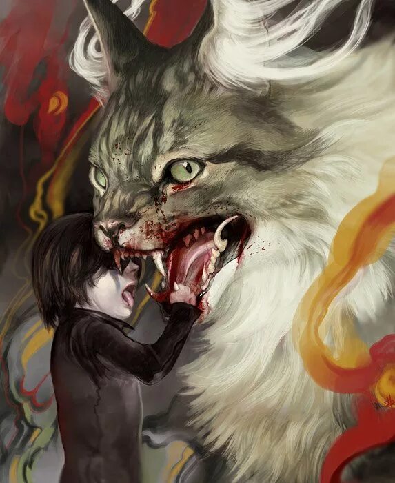 демон в коте