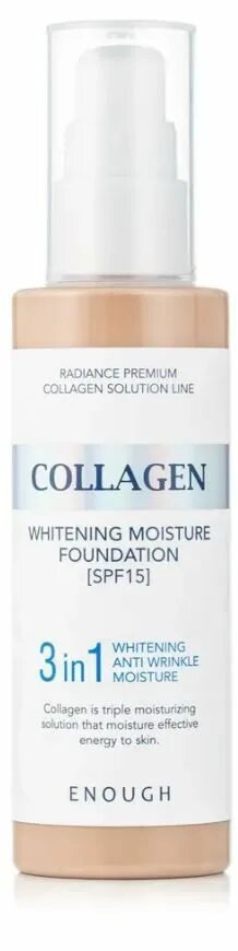 Enough тональный крем 3 в 1 №21 с коллагеном / collagen whitening moisture foundation, 100. Whitening тональный крем. Enough collagen 3 in 1 тональный крем. Enough collagen whitening moisture foundation spf 15. Тональный крем коллаген 21.