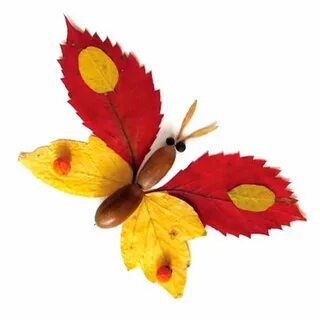 Аппликации из осенних листьев: как сделать поделки на тему осень в школу и ...