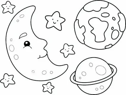 Трафарет космос