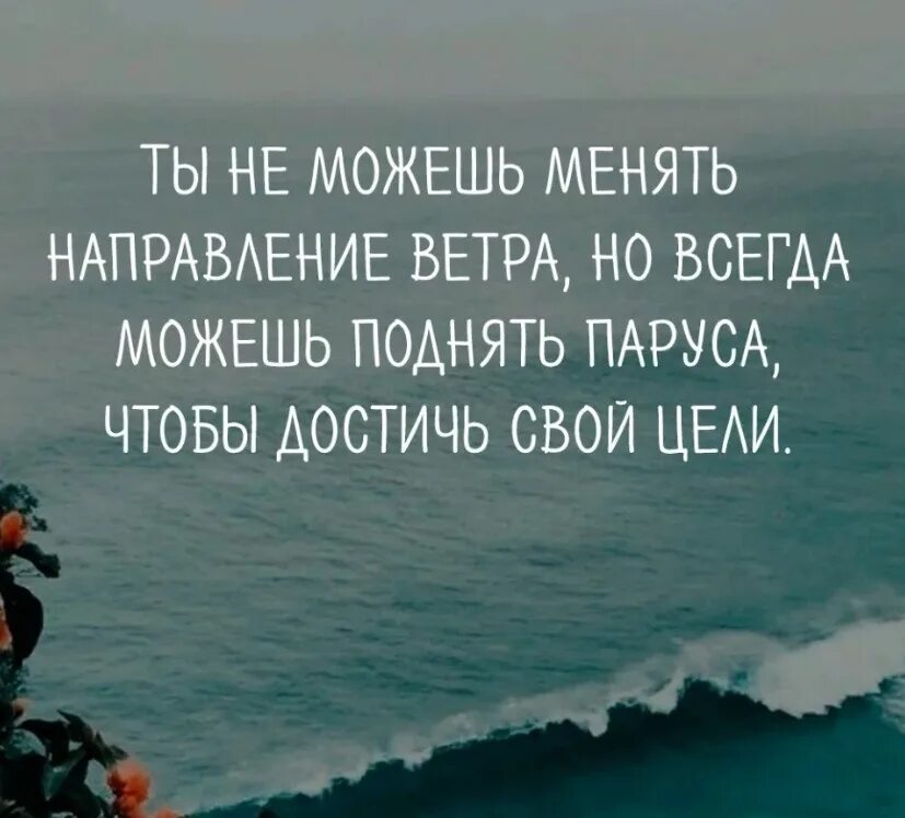 Ты не можешь менять направление ветра но всегда можешь поднять паруса. Цитаты про направление. Фразы про направление. Всегда добивайся своих целей. Можно изменить песню