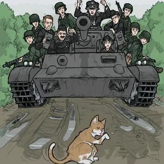 Сбегаю на танке от злых