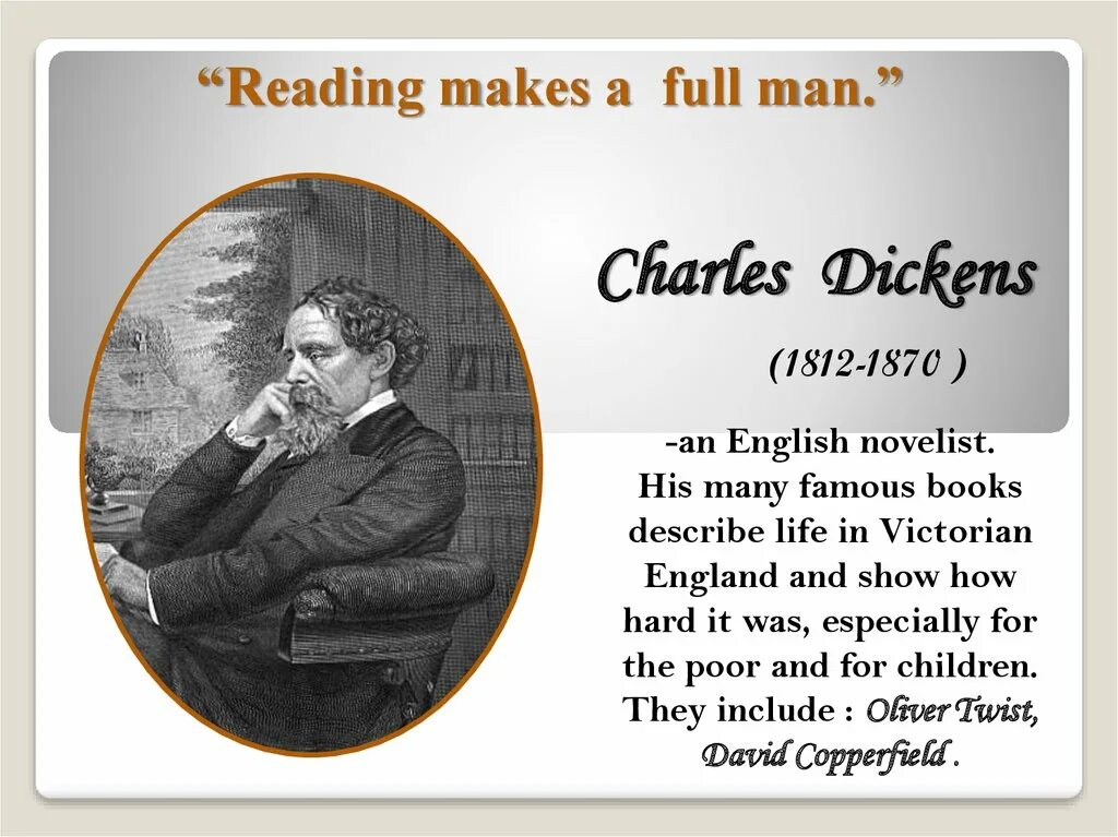 What have you learnt about charles dickens. Charles dickens (1812-1870). charles dickens biography презентация.