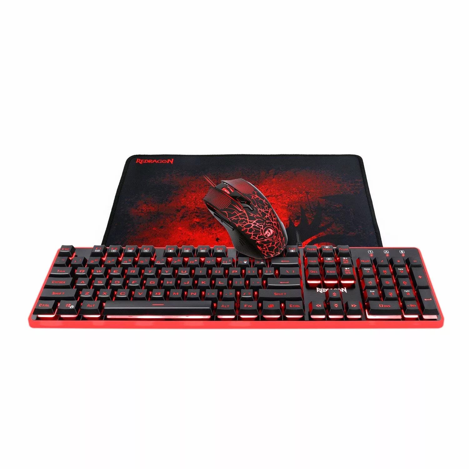 Игровой комплект клавиатура мышь. Комбо клавиатура+мышь+коврик redragon s107. клавиатура и мышь redragon s107. клавиатура ред драгон s107. набор redragon s107 ru, мышь+клавиатура+ковер.