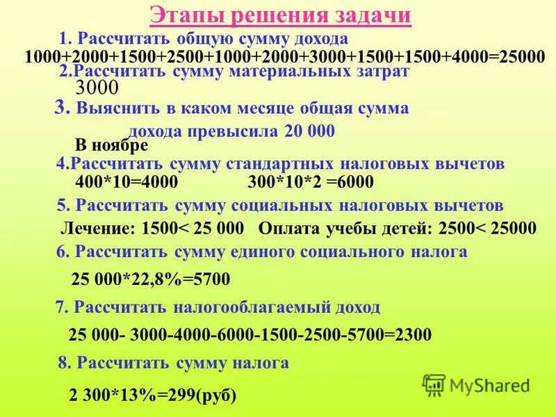 Сумма дохода полученная вкс