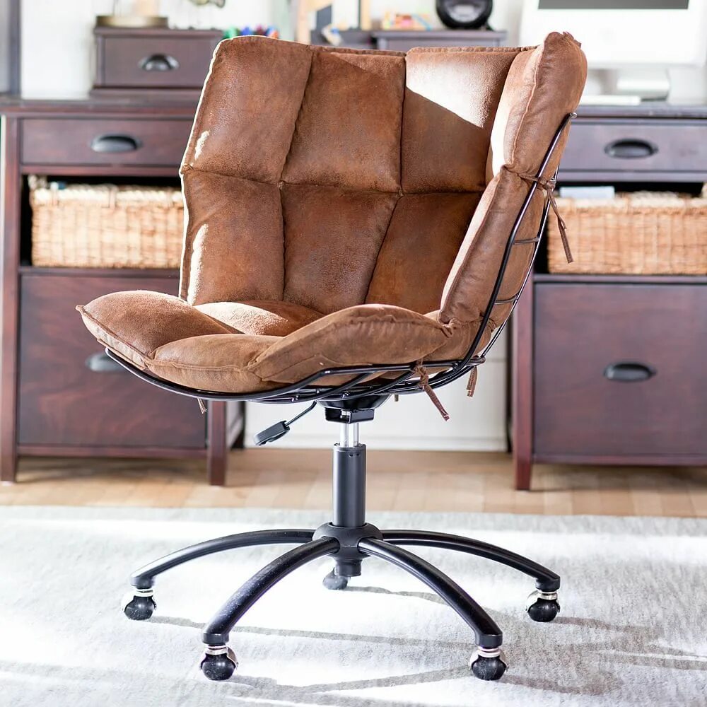 Офисные кресла бу купить. Кресло cozy Swivel Chair. Кресло cozy Браун. Кресло ALCOMA Swivel Chair Ashley. Кожаное кресло ikea.