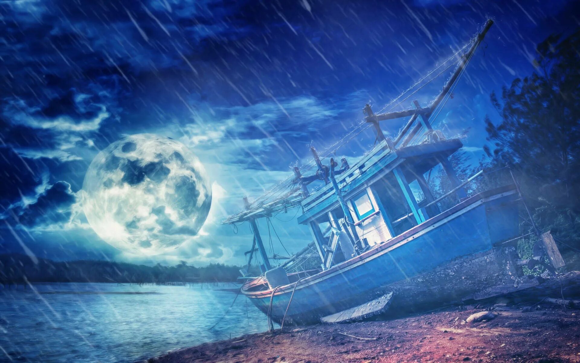 Сон корабль вода. Корабль в море. ночь на корабле. корабль в море арт. корабль в море ночью.