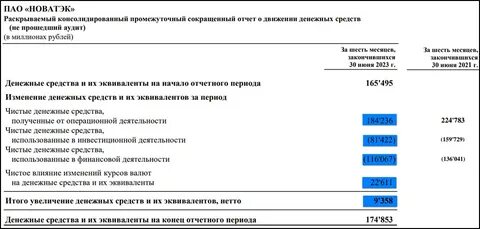 пао новатэк финансовая отчетность
