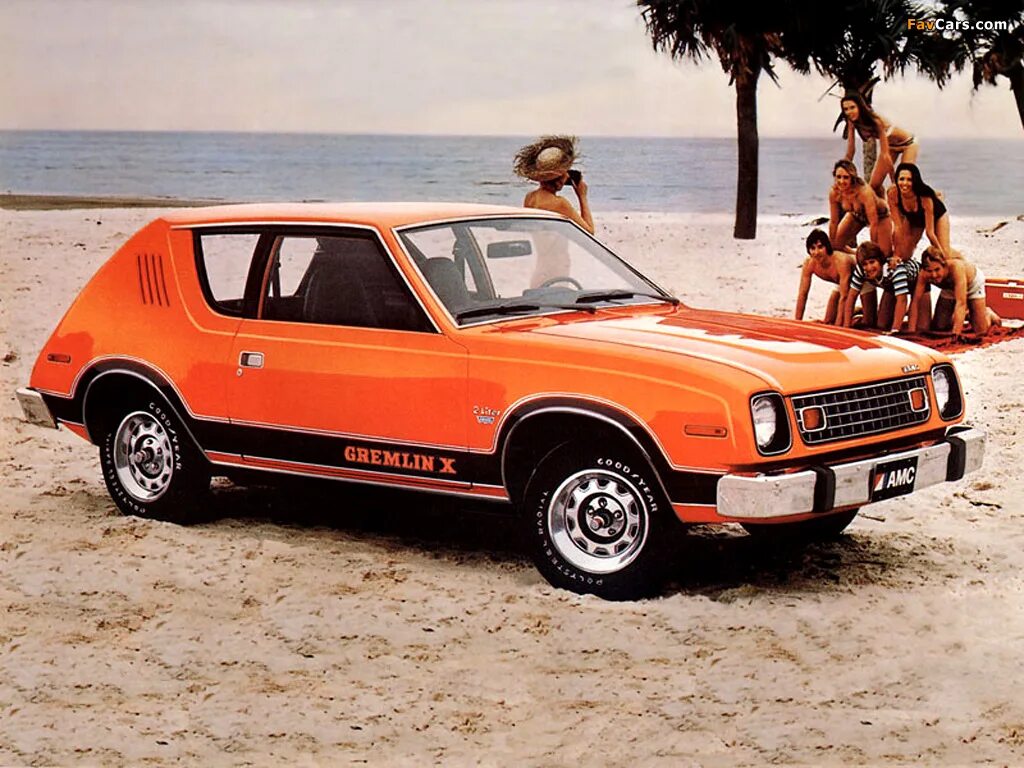 Amc evolution. Amc gremlin машина. 1974 amc gremlin x.