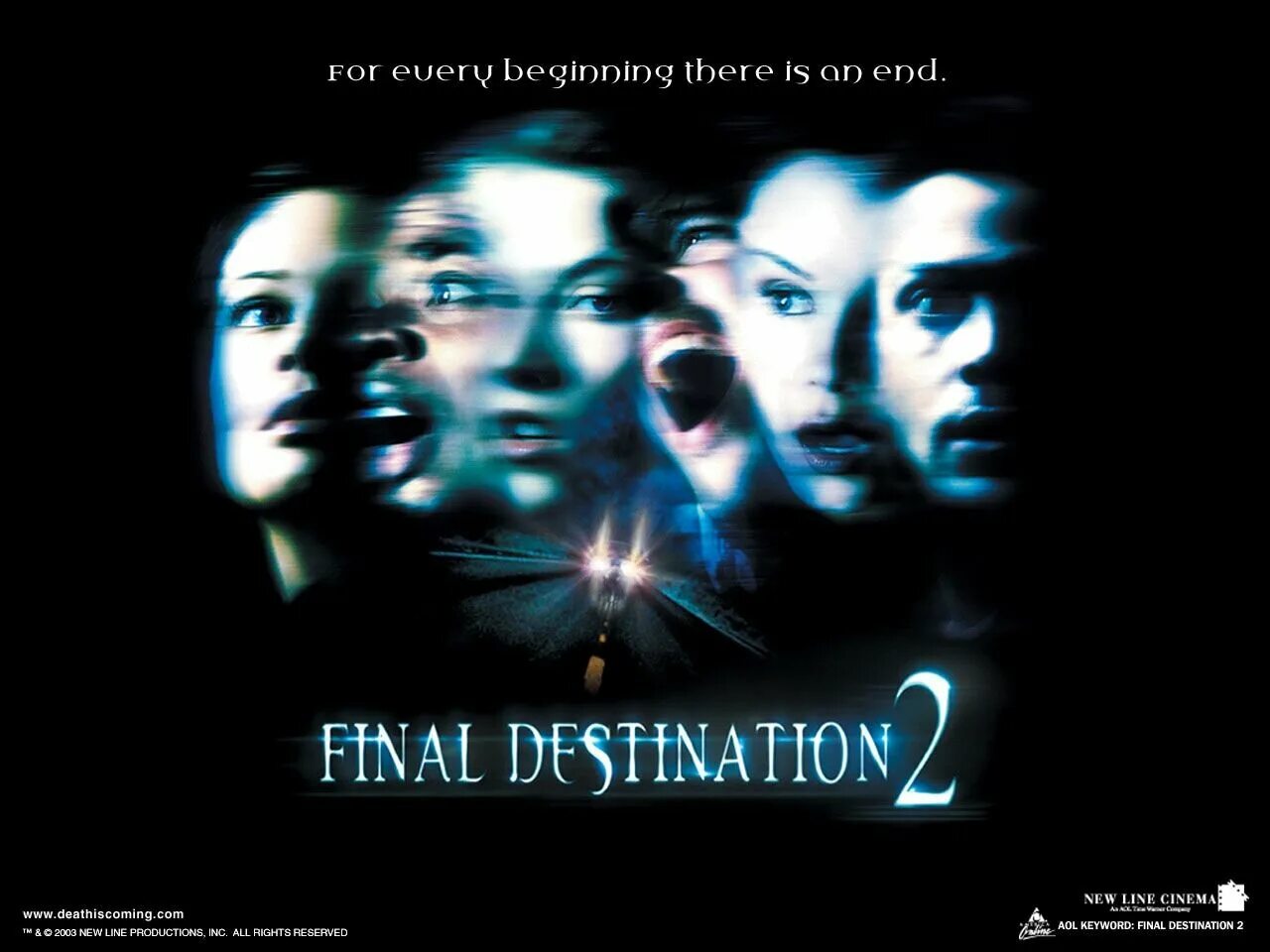 Пункт назначения 2 название. Пункт назначения 2 (2003) Постер. 2003 Final destination 2 poster.