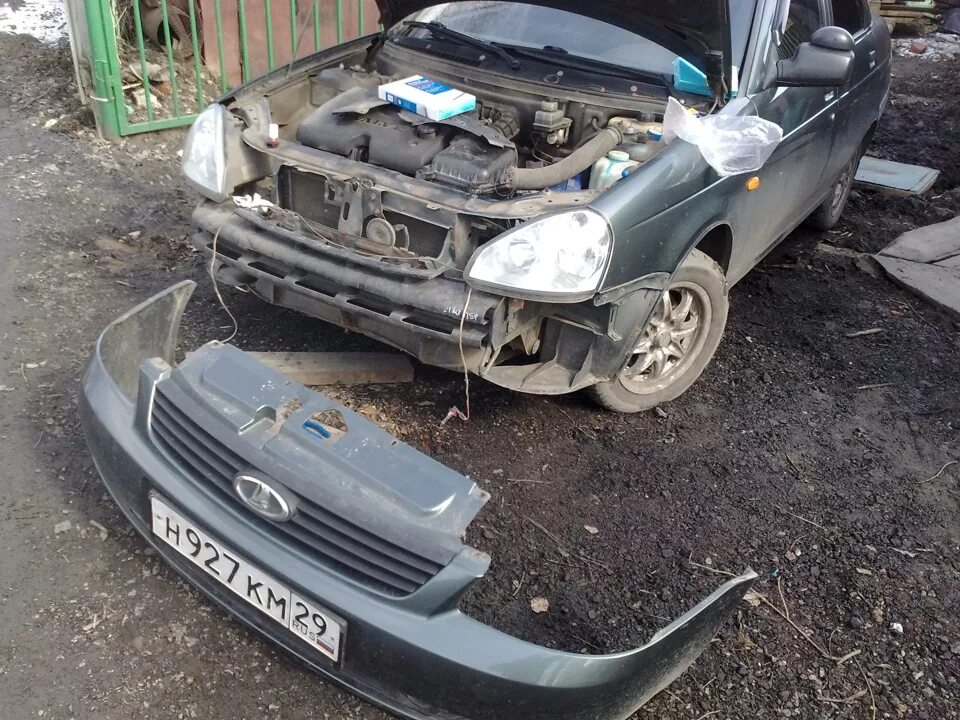 Запись девятая или новый пассажир) - Lada Гранта, 1,6 л, 2012 года расходники DR