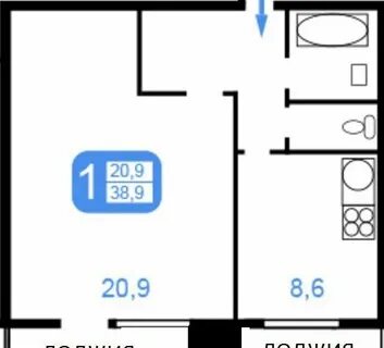 Метро шипиловская квартиры 1 комнатная