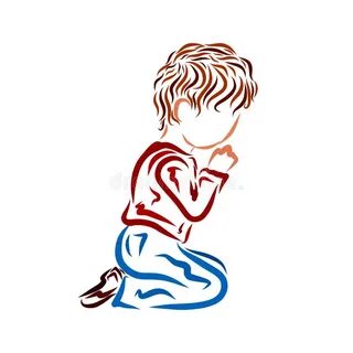 Мальчик сидит на коленях