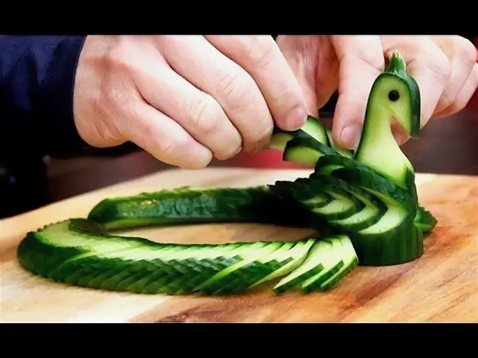 How to Make Beautiful Cucumber Flowers - YouTube