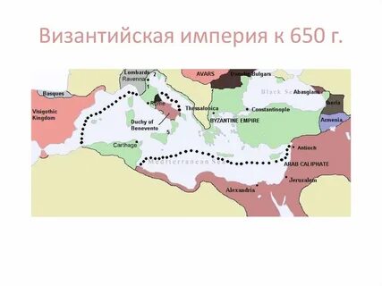 Территория византии к 527 году на карте