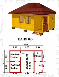 Планировка бань из бруса