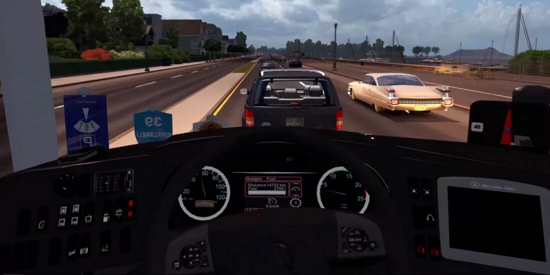 Симуляторы вождения с открытым миром. Bus Driver Simulator 2017.