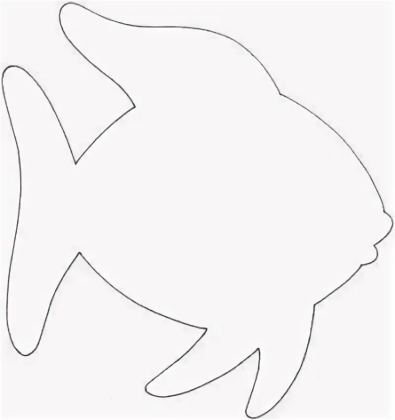 Шаблон рыбы для вырезания распечатать Go Fish! Fish crafts preschool, Fish template, Fish printables