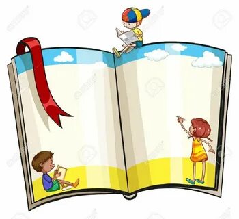 Раскрытая детская книга