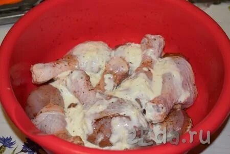 Маринад для голеней с майонезом