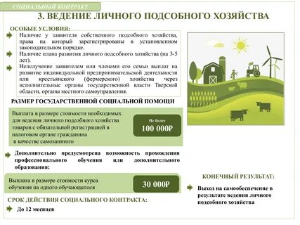 Какая сумма социального контракта