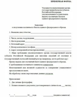 Какие документы нужны для охотничьего