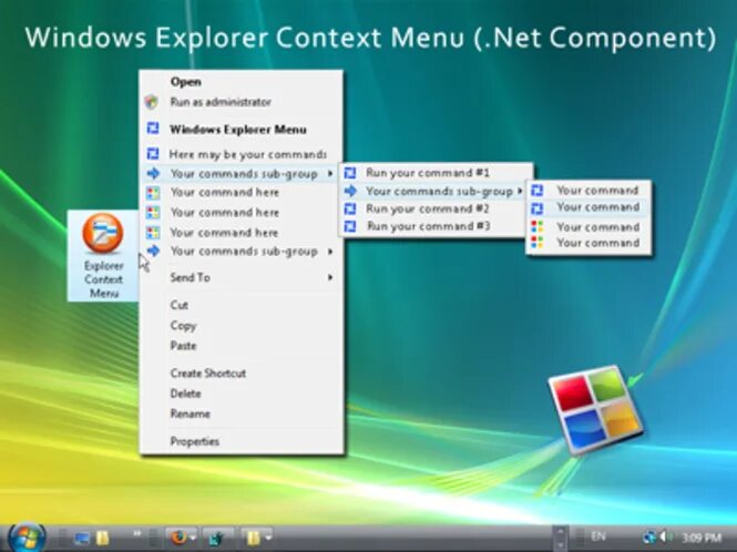 Windows context menu