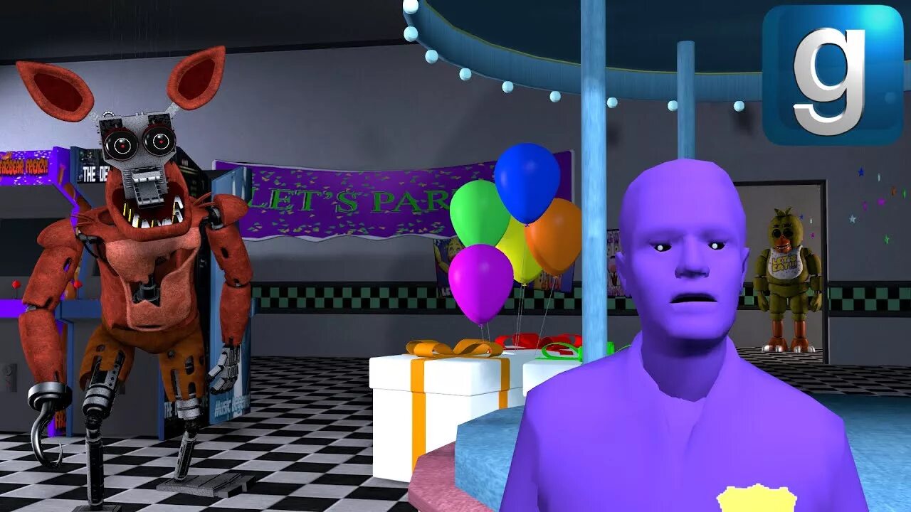 Garry s mod 5 ночей с тимохой. Purple guy gmod. фнаф nextbot. gmod purple guy model. вильям афтон стоит с аниматроником.