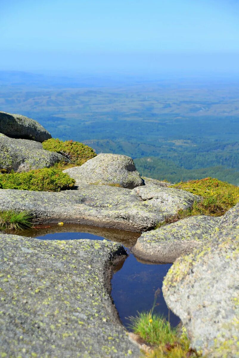 Unusual Rocks in the Mountains. Nature of Mountain Kolyvan. Mount Sinyukha. Alta