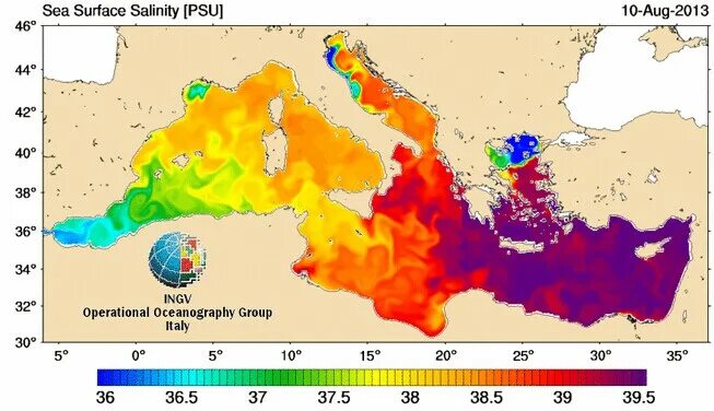 Температура воды на карте. Карта солености Средиземного моря. Средиземное море соленость на карте. Соленость морей Средиземного моря. Карта температуры морей.