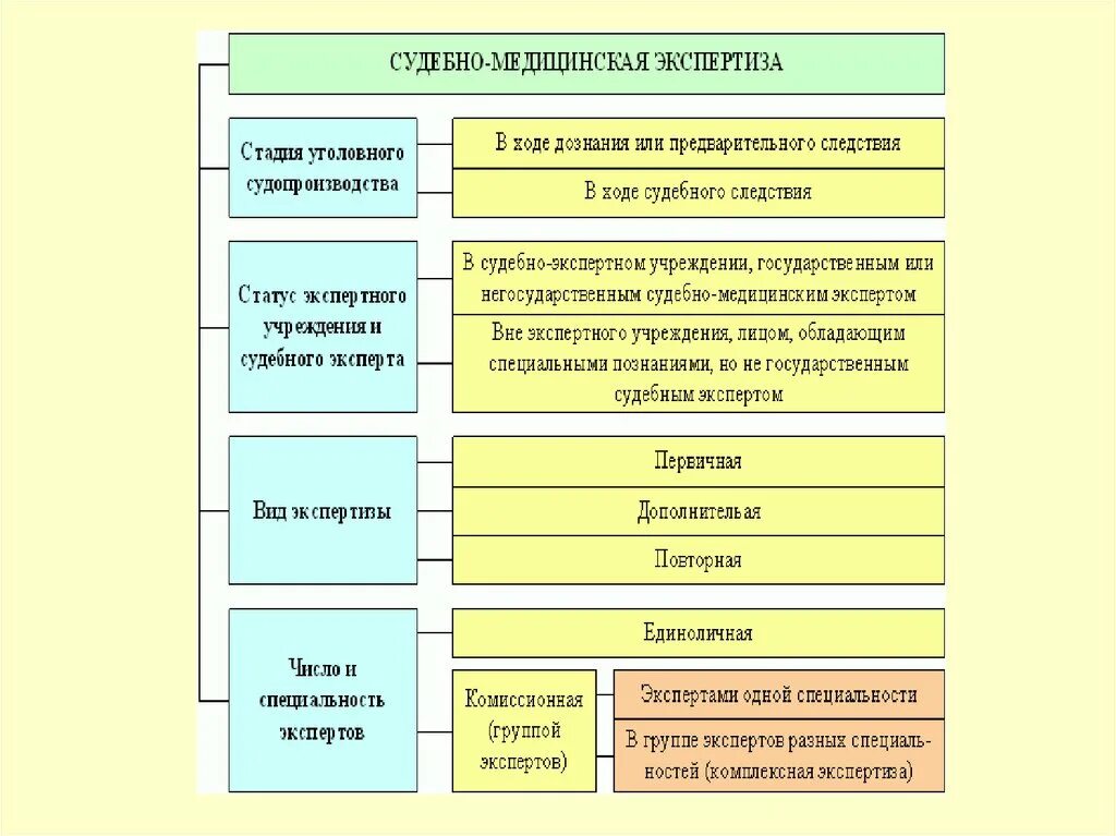 Тест судебно медицинская экспертиза. Виды судебно-медицинских экспертиз. Медицинская экспертиза схема. Судебно-медицинская экспертиза виды экспертиз. Виды экспертиз в медицине.