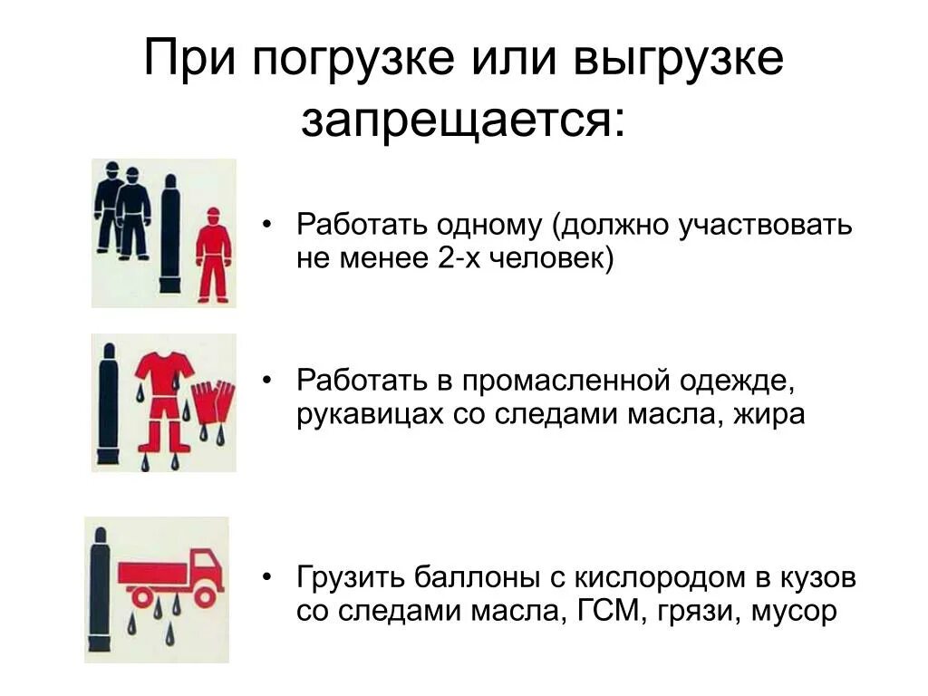 Что из перечисленного допускается при работе