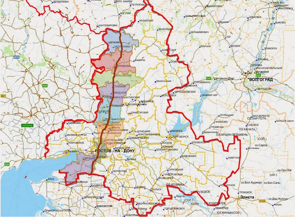 Ростов украина расстояние до границы. Трасса м4 на карте Ростовской области. Карта м4 Дон Ростовская область. Трасса Ростов-Дон м4 карта. Дорога м-4 Дон на карте в Ростовской области.