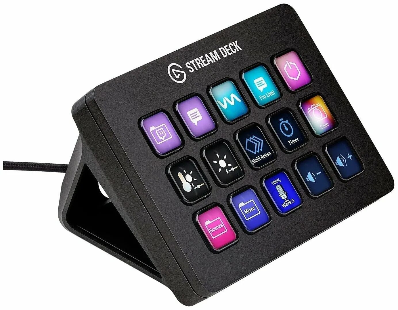 Elgato Stream Deck MK.2. Контроллер Elgato Stream Deck MK.2. Контроллер для стриминга Elgato Stream Deck. Клавиатура Elgato Stream Deck XL.