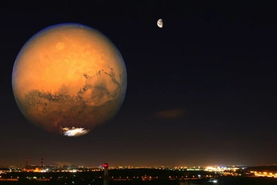 Марс приблизится к земле. Приближение Марса к земле. Очень большая Луна. Луна (Планета).