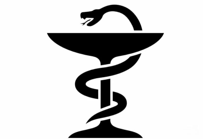 Чаша Гигеи символ медицины. Медицинская чаша со змеей. Медицинский символ змея и чаша. Символ медицины змея обвивающая чашу.