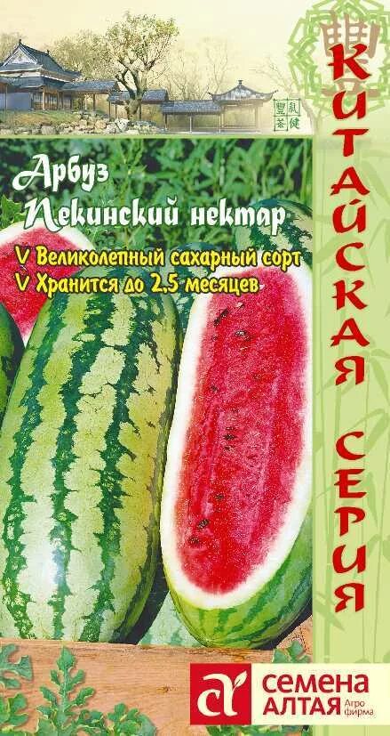 Арбуз пекинское. Арбуз Пекинский нектар 1 гр. Арбуз Пекинский нектар семена Алтая. Семена арбузов Пекинский нектар длинные.