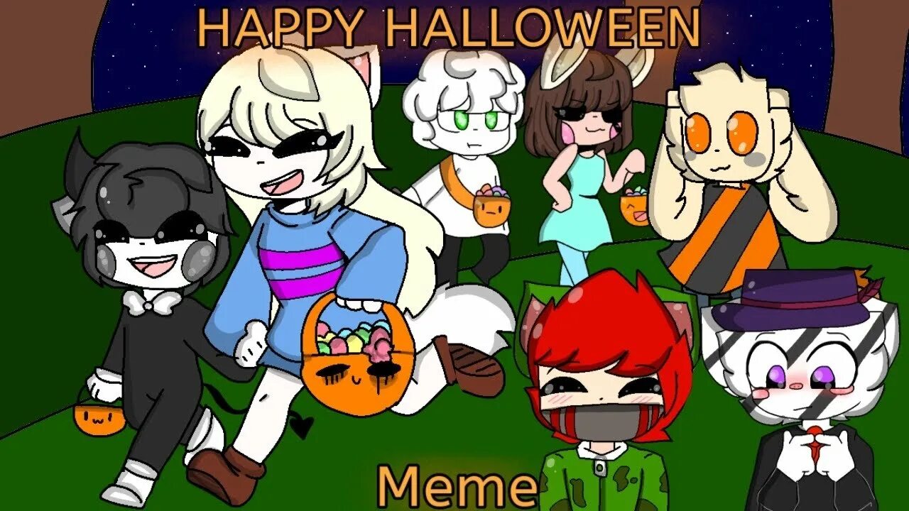 Спуктябрь. She's a monster // original animation meme // happy halloween!. Happy halloween meme. Happy halloween meme. Хэллоуин мем.